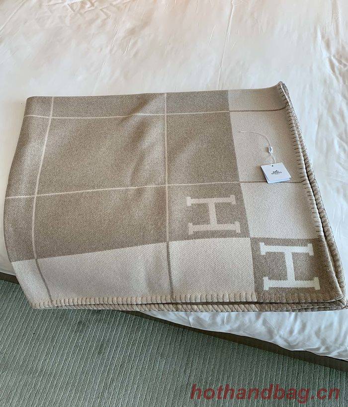 Hermes Lambswool&Cashmere Shawl&Blanket HMB00006 Hermes Lambswool&Cashmere Shawl&Blanket HMB00006
