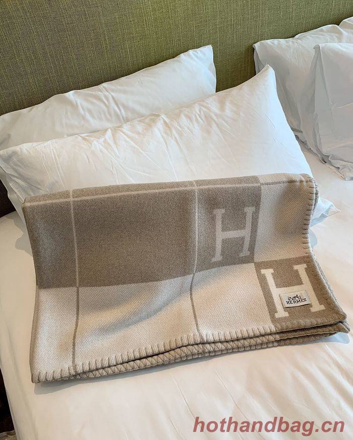 Hermes Lambswool&Cashmere Shawl&Blanket HMB00006 Hermes Lambswool&Cashmere Shawl&Blanket HMB00006