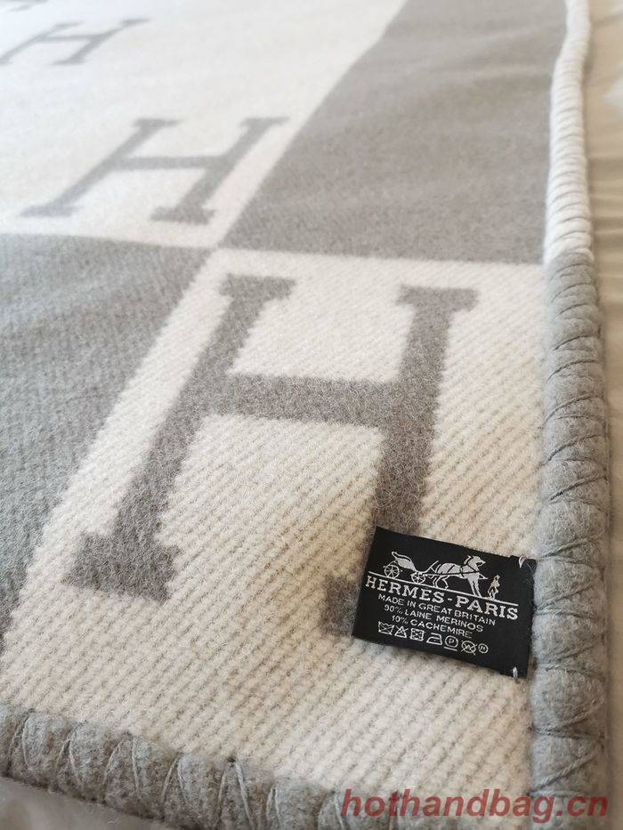 Hermes Lambswool&Cashmere Shawl&Blanket HMB00012 Hermes Lambswool&Cashmere Shawl&Blanket HMB00012