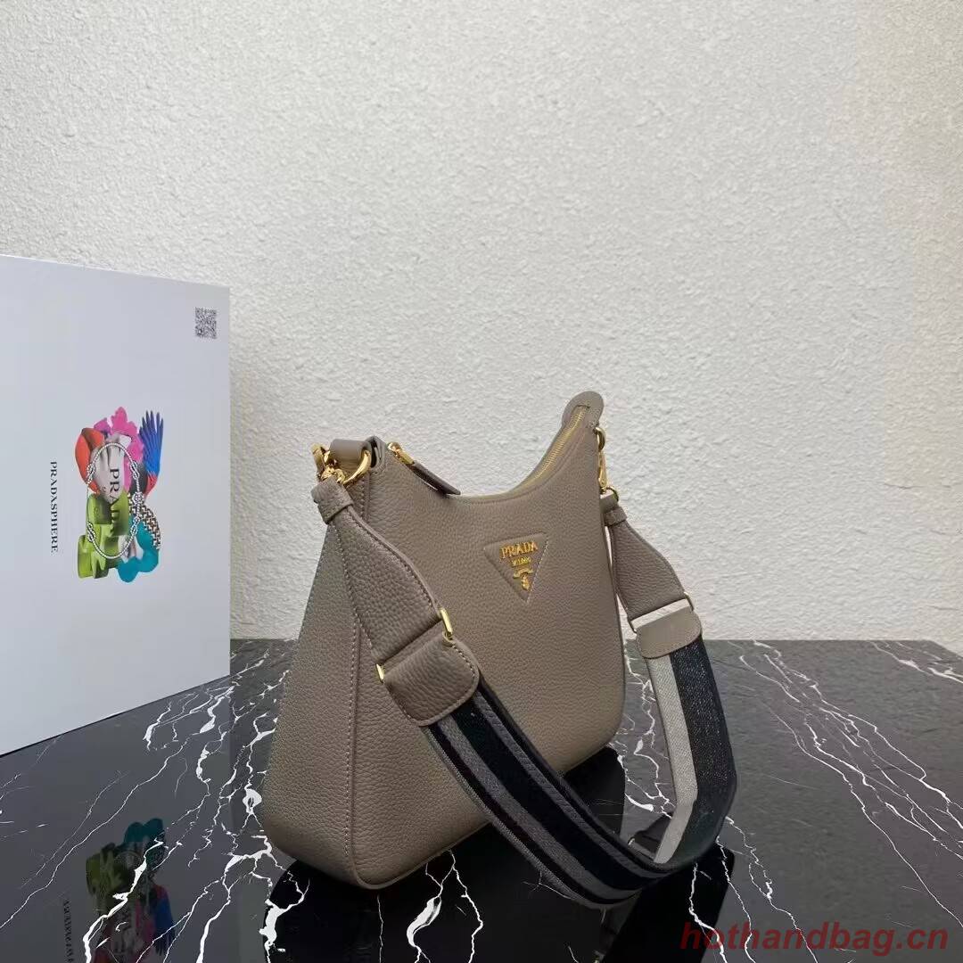 Prada Leather shoulder bag 1BC178 GRAY Prada Leather shoulder bag 1BC178 GRAY