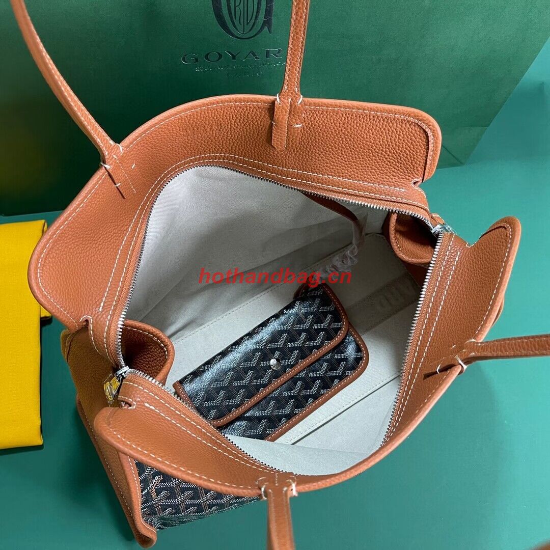 Goyard Hardy 2 Original Calfskin Leather Pet Bag 20299 Brown Goyard Hardy 2 Original Calfskin Leather Pet Bag 20299 Brown