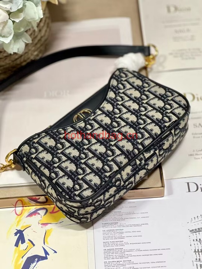 Dior 30 MONTAIGNE HOBO AVENUE MINI BAG Blue Dior Oblique Jacquard S2187UCNX Dior 30 MONTAIGNE HOBO AVENUE MINI BAG Blue Dior Oblique Jacquard S2187UCNX