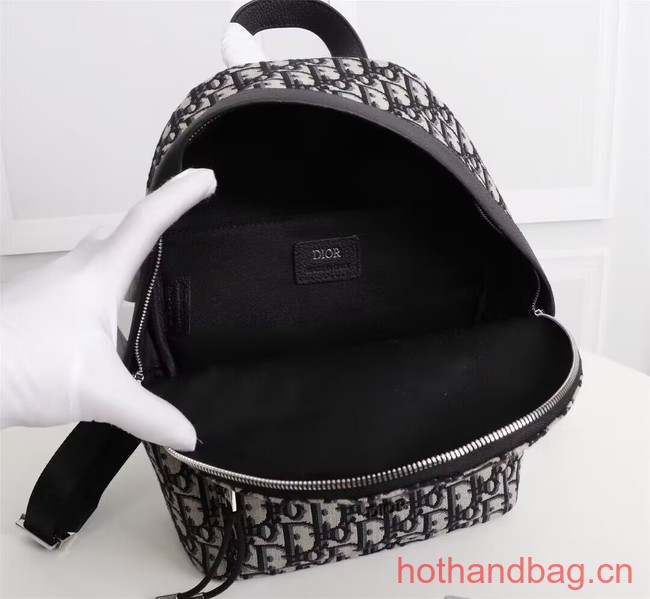 DIOR BACKPACK Beige and Black Dior Oblique Jacquard CM1089 DIOR BACKPACK Beige and Black Dior Oblique Jacquard CM1089