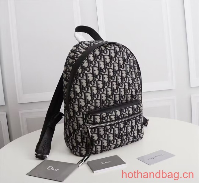 DIOR BACKPACK Beige and Black Dior Oblique Jacquard CM1089 DIOR BACKPACK Beige and Black Dior Oblique Jacquard CM1089