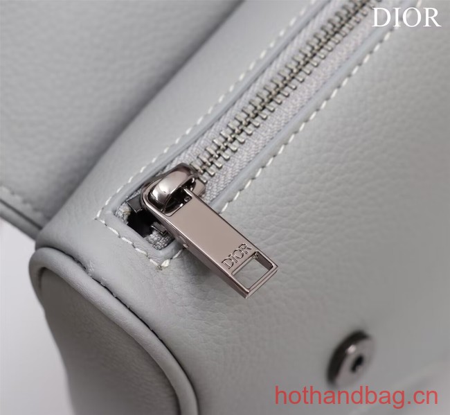 Dior Essentials SADDLE BAG Grained Calfskin 1ADPO093F GRAY Dior Essentials SADDLE BAG Grained Calfskin 1ADPO093F GRAY