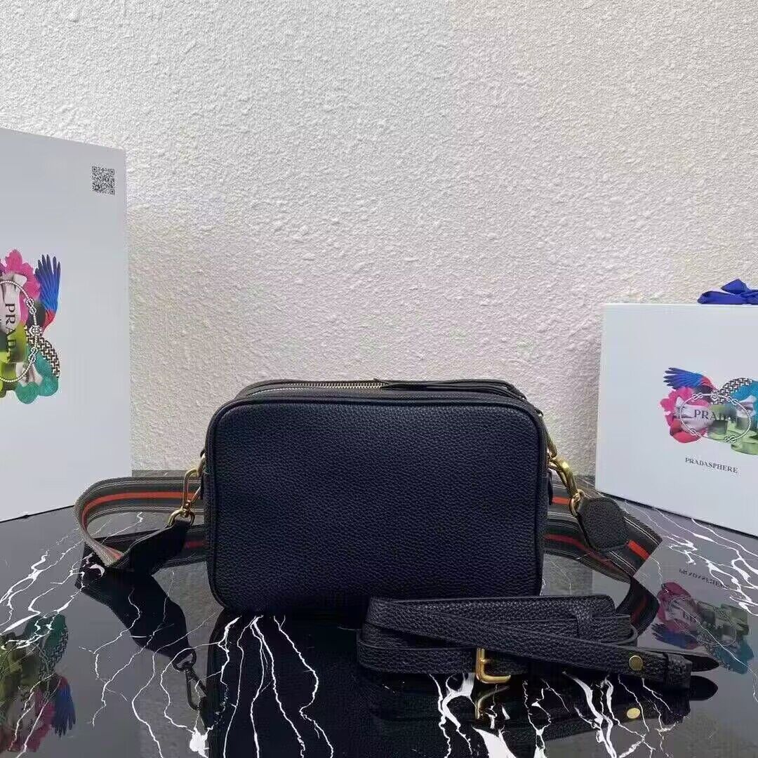 Prada Original Leather shoulder bag 1BH193 Black Prada Original Leather shoulder bag 1BH193 Black