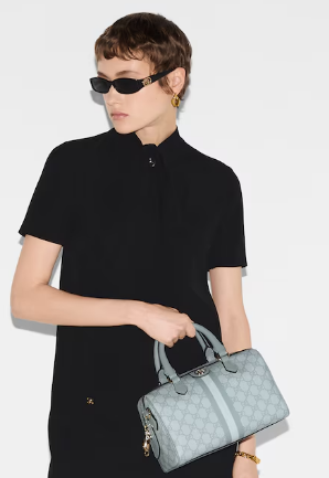 GUCCI OPHIDIA GG SMALL TOP HANDLE BAG 772061 Dusty blue GUCCI OPHIDIA GG SMALL TOP HANDLE BAG 772061 Dusty blue