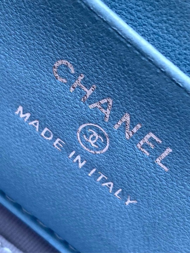 Chanel CLUTCH WITH CHAIN Denim AP4404-2 blue