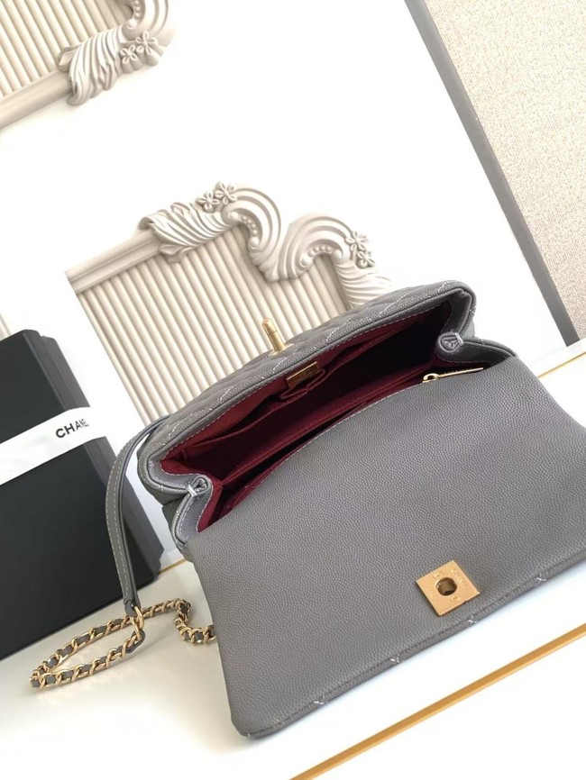 Chanel FLAP BAG WITH TOP HANDLE 92990-16