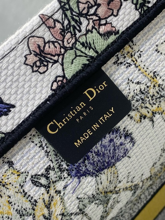 Large Dior Book Tote Embroidery Embroidery M1286ZEDX-3