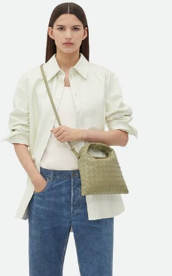 Bottega Veneta Mini Hop 777586 Travertine Bottega Veneta Mini Hop 777586 Travertine