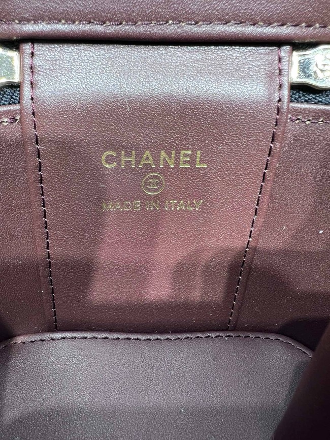 CHANEL Classic Small Vanity with Chain AP1340 black