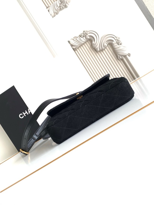 Chanel MINI FLAP BAG AS4677 BLACK