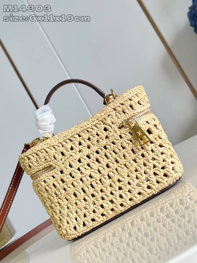 Louis Vuitton Vanity Chain Pouch M14303 Natural Tan