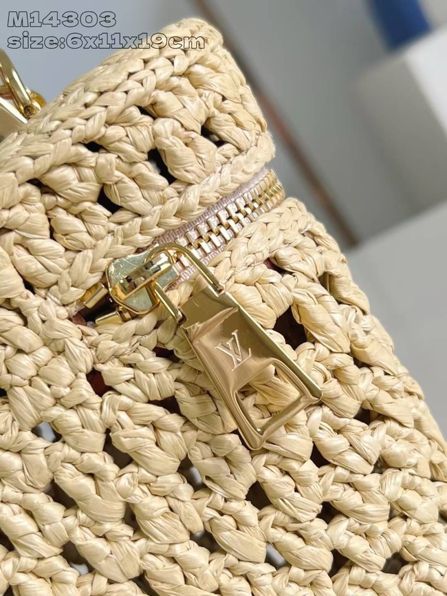 Louis Vuitton Vanity Chain Pouch M14303 Natural Tan