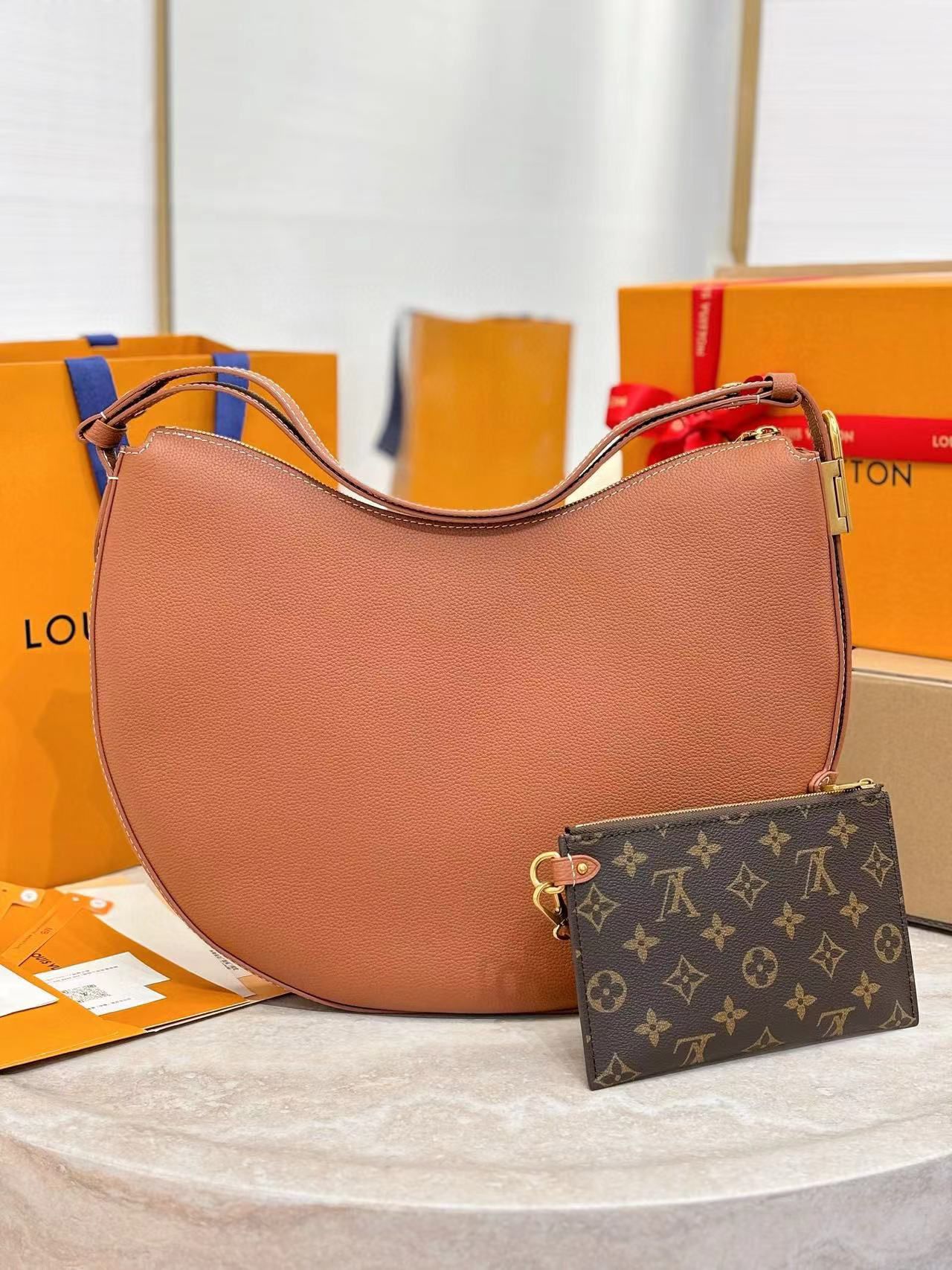 Louis Vuitton Low Key Cookie MM M14642 Brown Louis Vuitton Low Key Cookie MM M14642 Brown