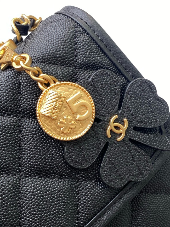 Chanel Flap Bag With Top Handle AS3653 Black