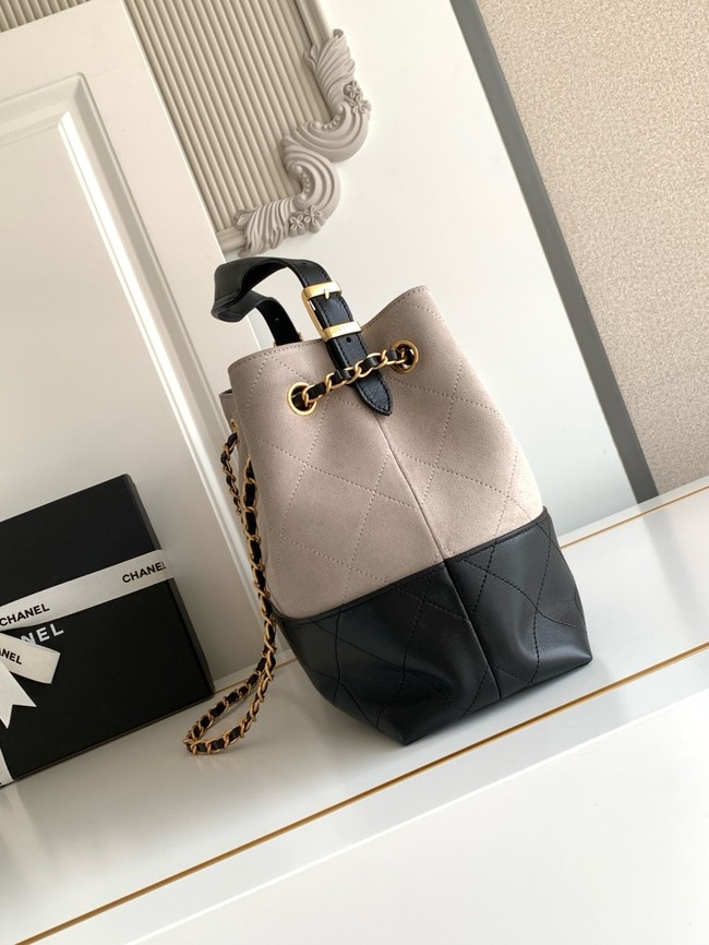 CHANEL Shopping Bag AS5434 black&gray