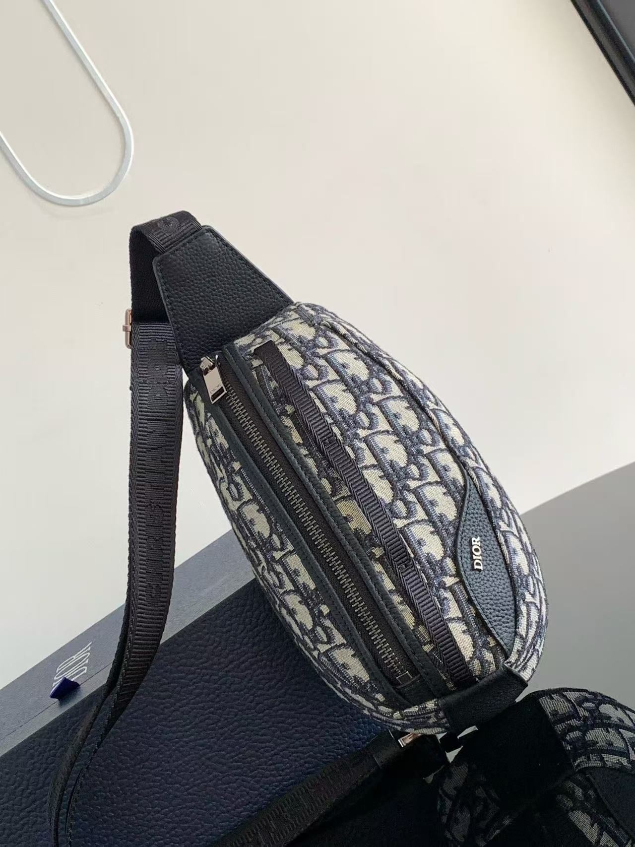 Christian Dior Scarab Oblique Bag 1203 Blue
