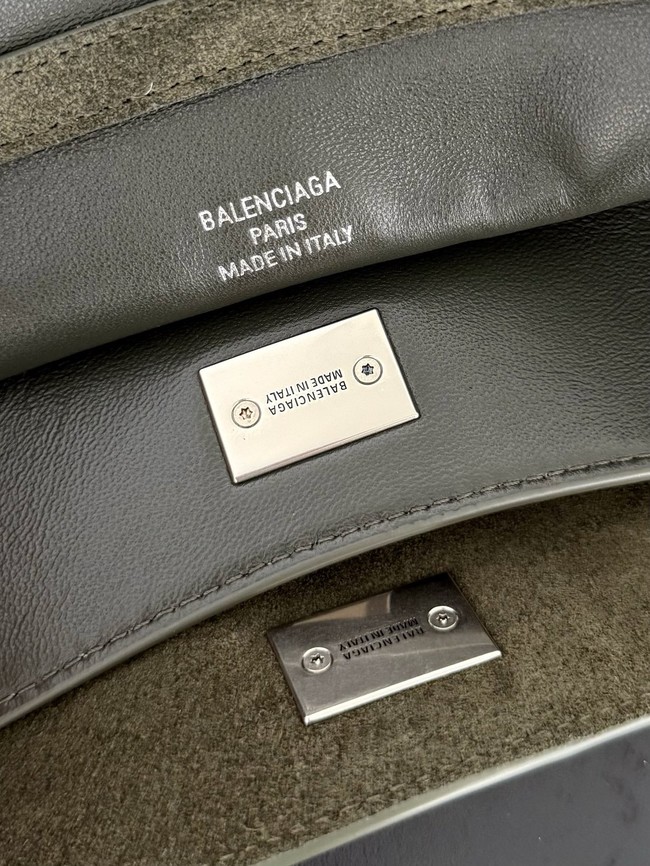 Balenciaga Rodeo Mini Handbag suede calfskin 795456 green