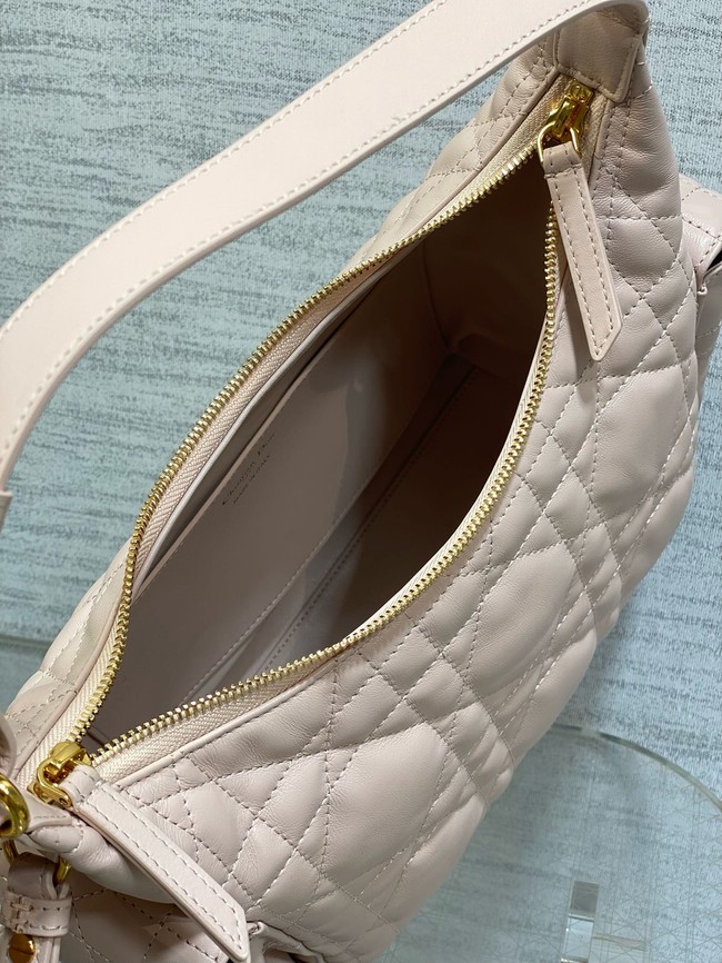 Dior Medium D-Dream Bag Macrocannage Lambskin M6323UU pink