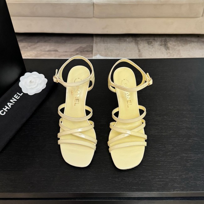 Chanel Sandals Patent Calfskin 95mm G46901-6