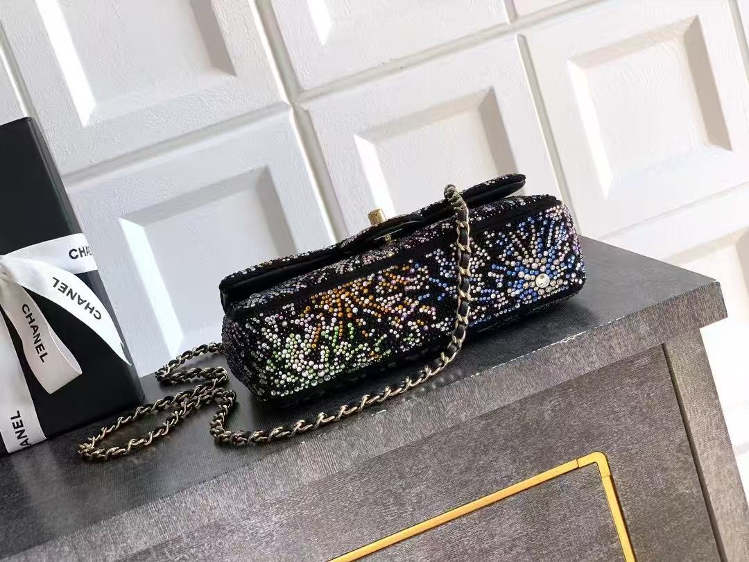 Chanel Starry Sky Diamond Inlay Flat Bag CF6171