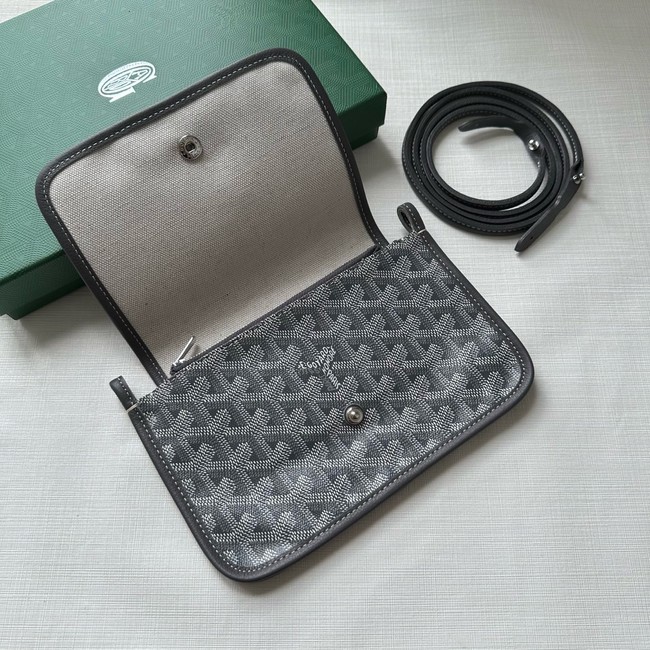 Goyard PLUMET crossbody bag TY43 dark gray