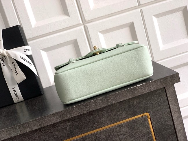 CHANEL Small Flap Bag AS6130 Light Green