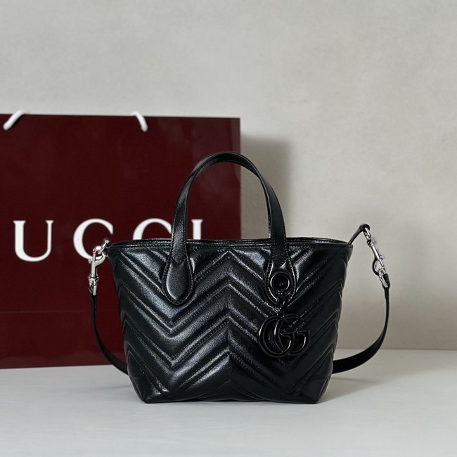 Gucci GG Marmont small tote bag 855391 black