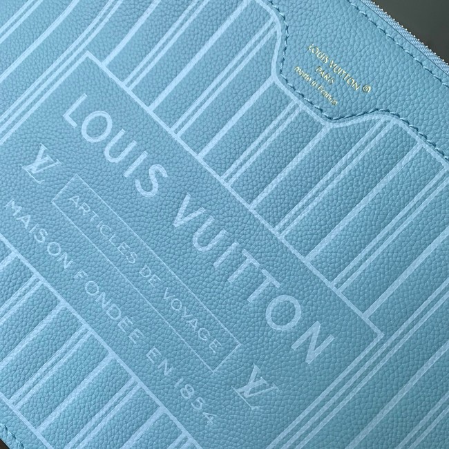 Louis Vuitton NEW - REVERSIBLE Neverfull Inside Out MM N40946 Bleu Olympe Louis Vuitton NEW - REVERSIBLE Neverfull Inside Out MM N40946 Bleu Olympe