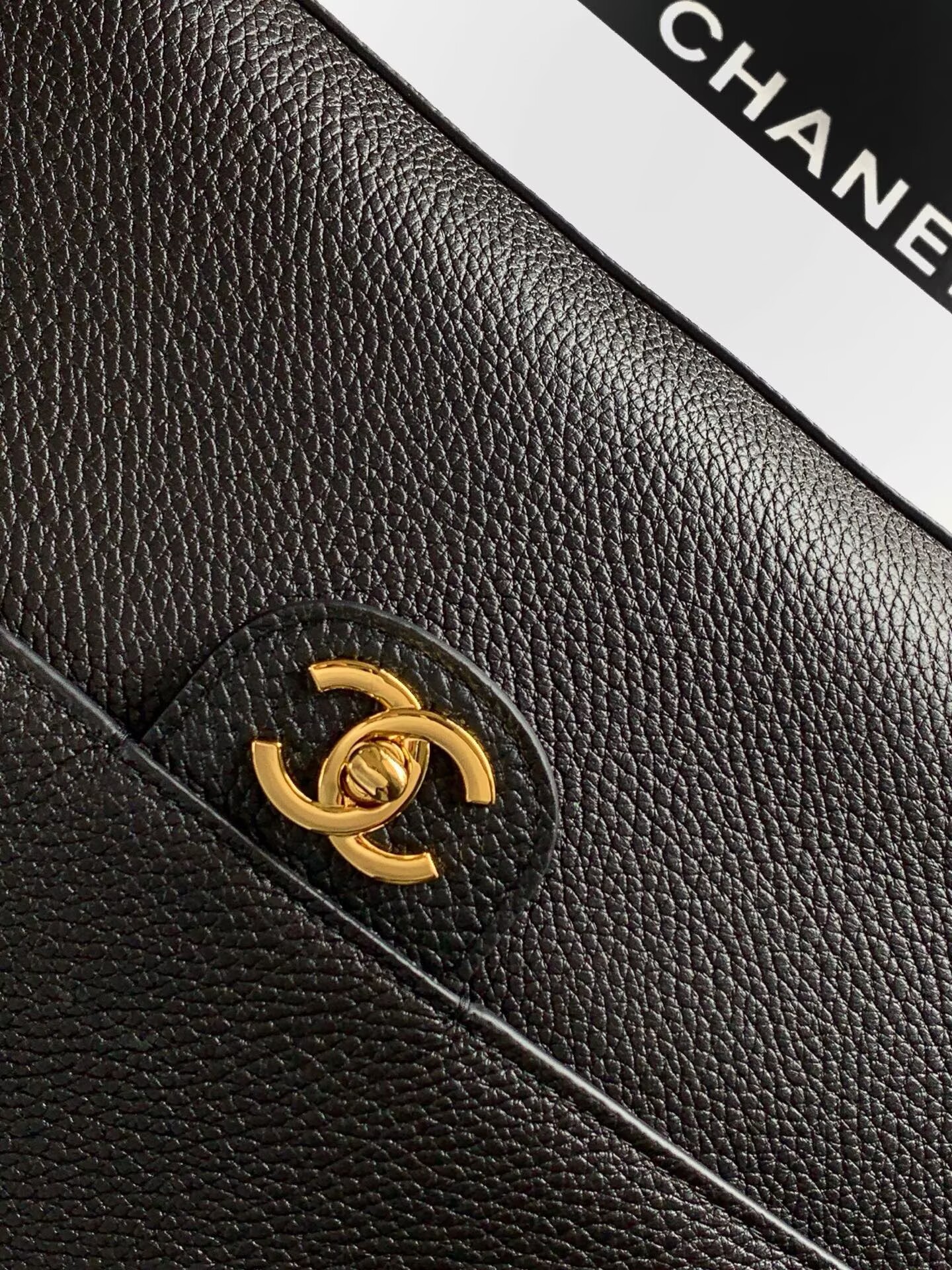 Chanel SPRING SUMMER 2026 MAXI FLAP BAG Grained Calfskin & Gold-Tone Metal AS6233 Black Chanel SPRING SUMMER 2026 MAXI FLAP BAG Grained Calfskin & Gold-Tone Metal AS6233 Black