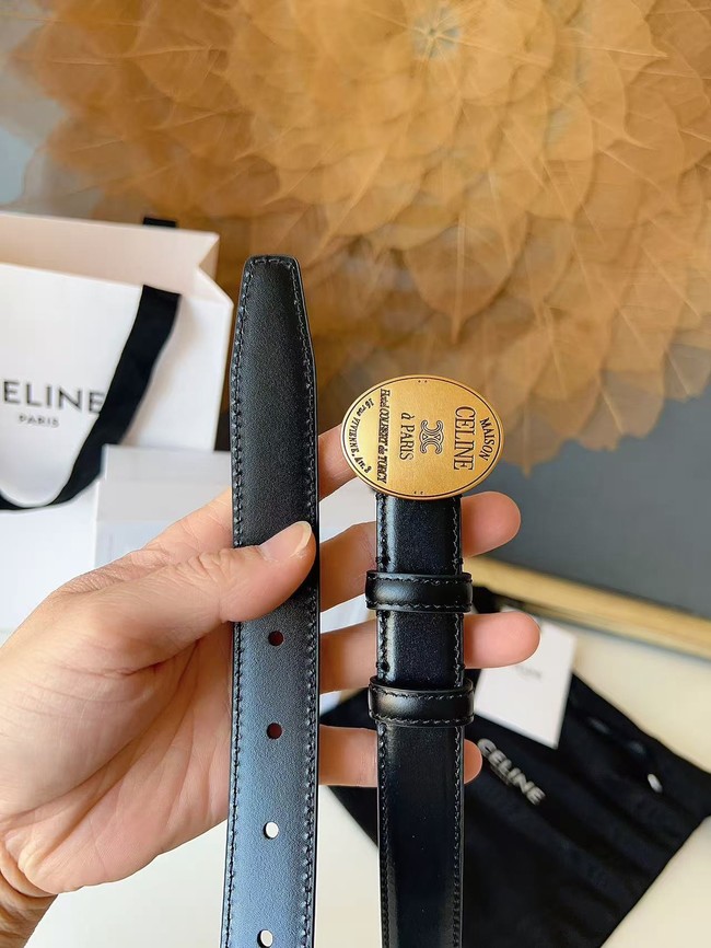 Celine Thin Plate Belt IN 25MM Taurillon Leather B10673-2 Celine Thin Plate Belt IN 25MM Taurillon Leather B10673-2