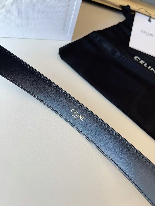 Celine Thin Plate Belt IN 25MM Taurillon Leather B10673-2 Celine Thin Plate Belt IN 25MM Taurillon Leather B10673-2