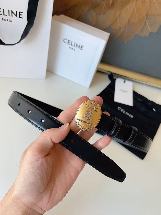 Celine Thin Plate Belt IN 25MM Taurillon Leather B10673-2 Celine Thin Plate Belt IN 25MM Taurillon Leather B10673-2