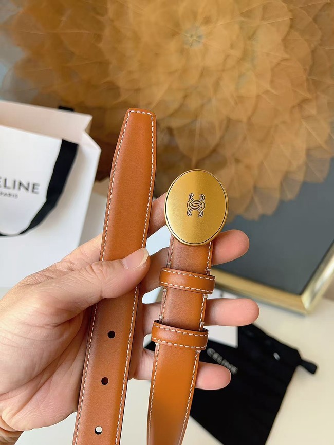 Celine Thin Plate Belt IN 25MM Taurillon Leather B10673-3