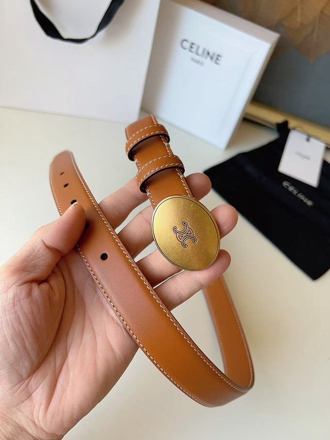 Celine Thin Plate Belt IN 25MM Taurillon Leather B10673-3 Celine Thin Plate Belt IN 25MM Taurillon Leather B10673-3