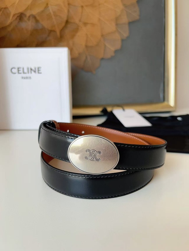 Celine Thin Plate Belt IN 25MM Taurillon Leather B10673-7 Celine Thin Plate Belt IN 25MM Taurillon Leather B10673-7