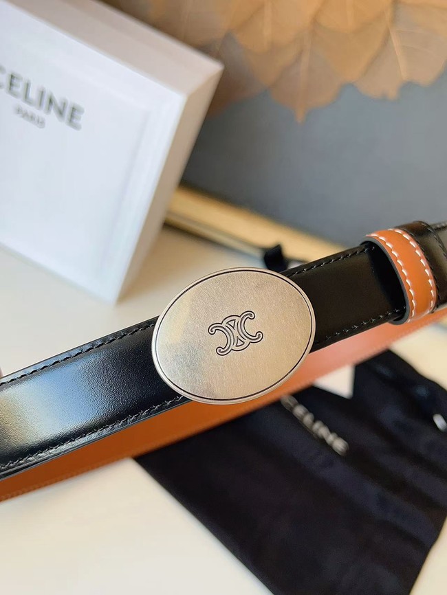 Celine Thin Plate Belt IN 25MM Taurillon Leather B10673-7 Celine Thin Plate Belt IN 25MM Taurillon Leather B10673-7