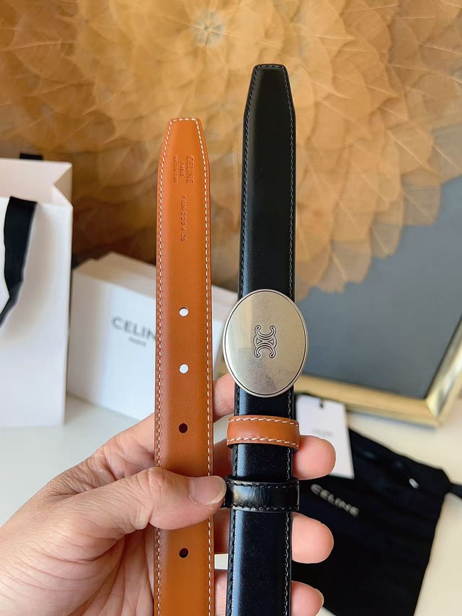 Celine Thin Plate Belt IN 25MM Taurillon Leather B10673-7 Celine Thin Plate Belt IN 25MM Taurillon Leather B10673-7