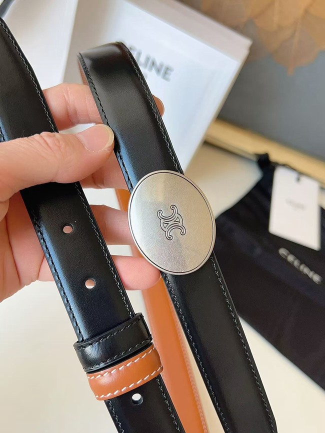 Celine Thin Plate Belt IN 25MM Taurillon Leather B10673-7 Celine Thin Plate Belt IN 25MM Taurillon Leather B10673-7