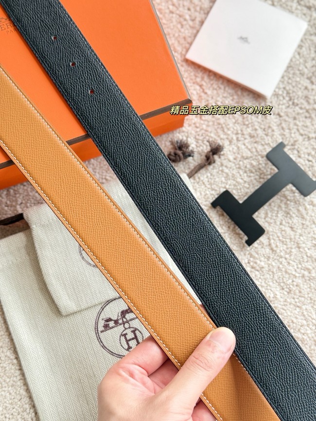 Hermes Constance buckle & double-sided leather belt 38mm H07456-1 Hermes Constance buckle & double-sided leather belt 38mm H07456-1