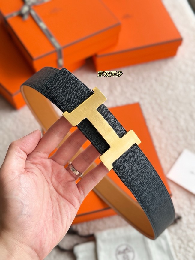 Hermes Constance buckle & double-sided leather belt 38mm H07456-2 Hermes Constance buckle & double-sided leather belt 38mm H07456-2