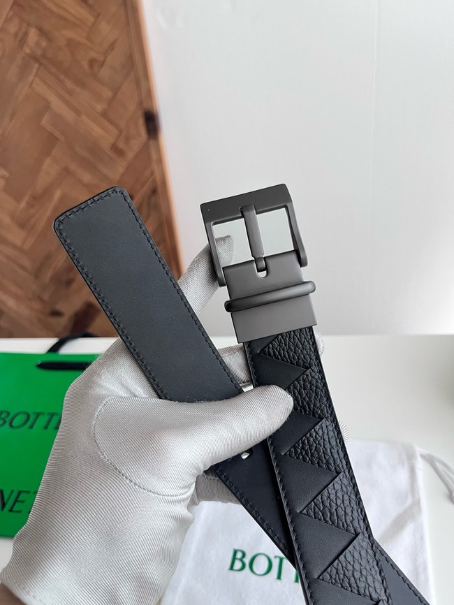 Bottega Veneta Intrecciato Taurillon Belt 876745-2 Bottega Veneta Intrecciato Taurillon Belt 876745-2