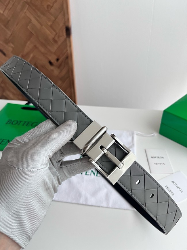 Bottega Veneta Intrecciato Taurillon Belt 876745-3