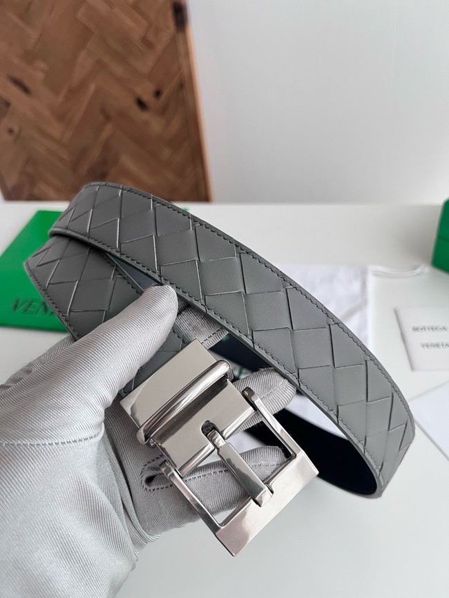 Bottega Veneta Intrecciato Taurillon Belt 876745-3 Bottega Veneta Intrecciato Taurillon Belt 876745-3