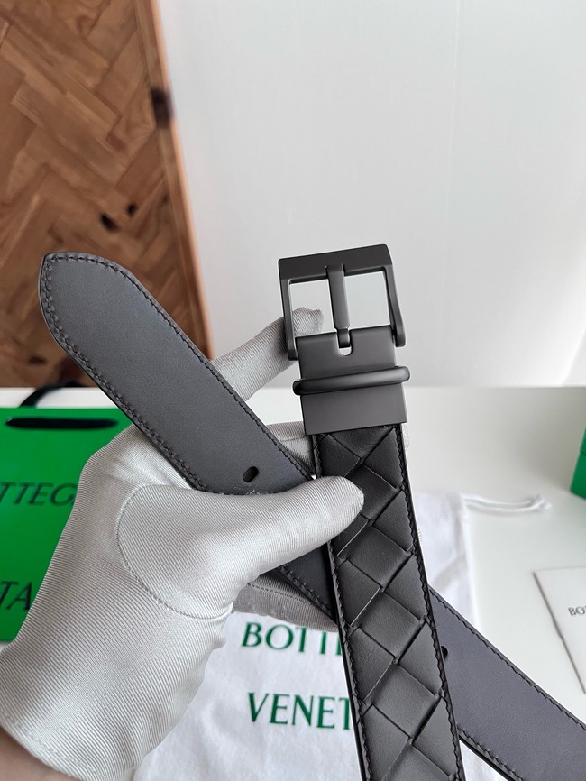 Bottega Veneta Intrecciato Taurillon Belt 876745-4 Bottega Veneta Intrecciato Taurillon Belt 876745-4
