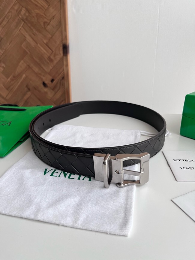 Bottega Veneta Intrecciato Taurillon Belt 876745-5 Bottega Veneta Intrecciato Taurillon Belt 876745-5