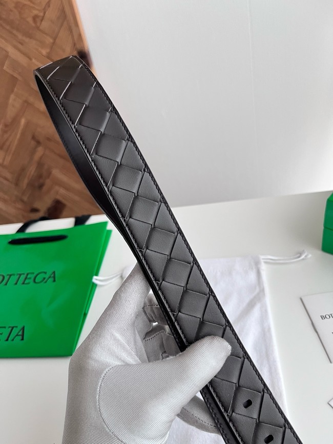 Bottega Veneta Intrecciato Taurillon Belt 876745-5 Bottega Veneta Intrecciato Taurillon Belt 876745-5