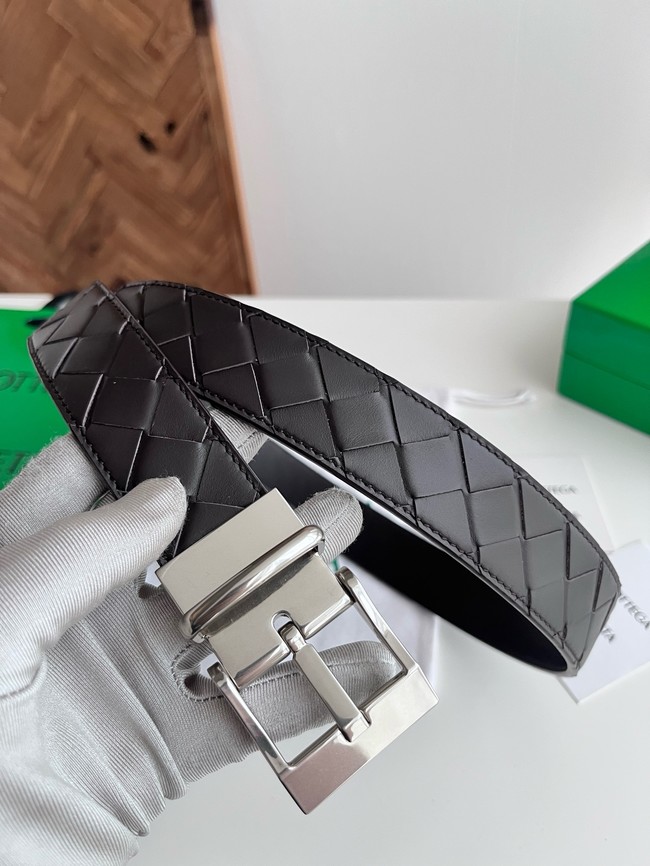 Bottega Veneta Intrecciato Taurillon Belt 876745-5 Bottega Veneta Intrecciato Taurillon Belt 876745-5